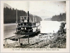 steamship on the water